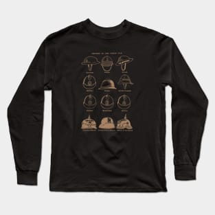 Helmets of the World War 1 Long Sleeve T-Shirt